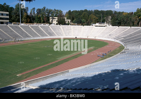 L'Université Duke Wallace Wade Stadium, stade de football duc et de l'emplacement de la Rose Bowl 1942, Durham, Caroline du Nord. Banque D'Images