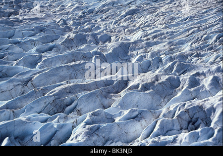 Détail d'un glacier en Alaska Banque D'Images