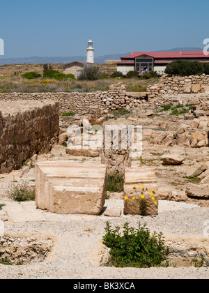 Le Parc archéologique de Paphos, Chypre Europe Banque D'Images