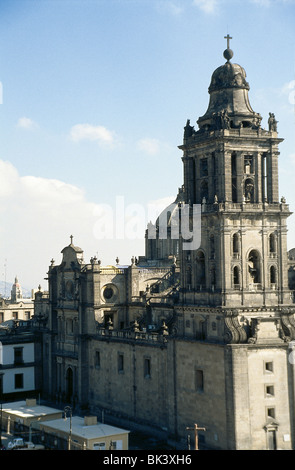 Clocher de Cathédrale Métropolitaine, Mexico, Mexique Banque D'Images