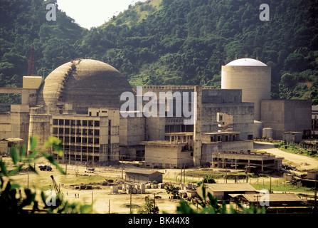 Centrale nucléaire à Angra dos Reis, Brésil Banque D'Images