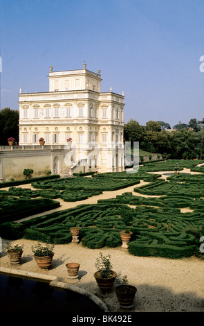 La Villa Doria Pamphili Rome Italie Villa Doria Pamphili villa romaine construite au 17e siècle pour Camillo Pamphili, neveu du Pape Banque D'Images