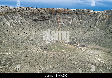 Le Barringer Meteor Crater près de Winslow, Arizona Banque D'Images