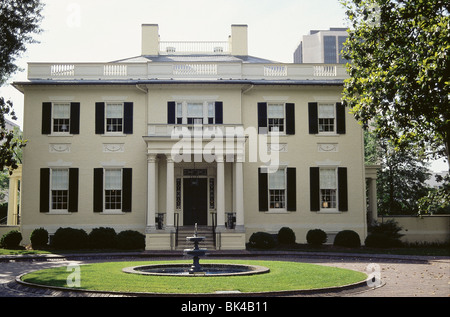 Conçu dans le style du gouvernement fédéral dès le simplifié par Alexander Parris c'est plus ancien maison du gouverneur aux Etats-Unis Banque D'Images