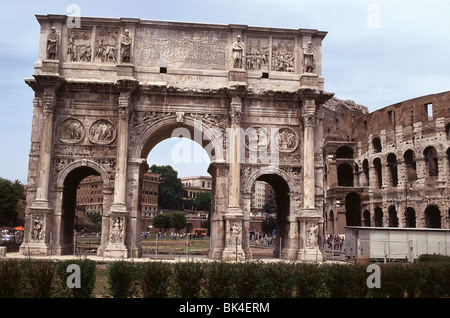 Arc de Constantin à Rome, Italie Banque D'Images