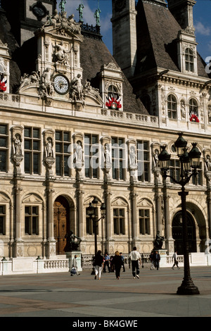 Hôtel de Ville, Paris, France Banque D'Images