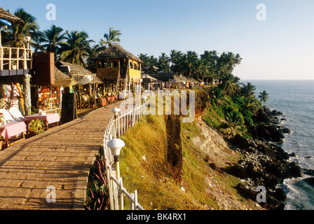 Plage de Varkala Kerala Inde Asie Banque D'Images