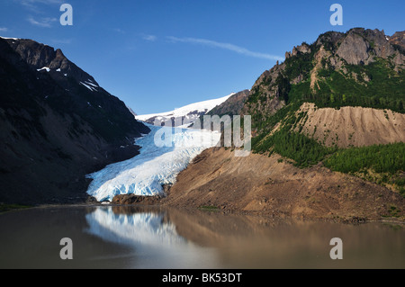Bear Glacier, parc provincial Bear Glacier, British Columbia, Canada Banque D'Images