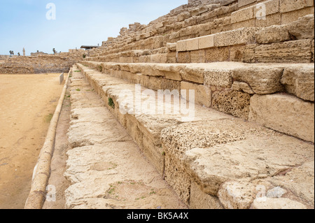 Vestiges romains de Césarée, en Israël, au Moyen-Orient Banque D'Images