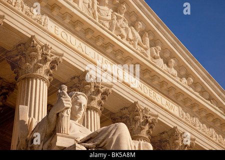 Bâtiment de la Cour suprême des États-Unis, Washington DC USA