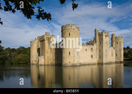 Château de Bodiam. East Sussex, Angleterre, Royaume-Uni, Europe Banque D'Images