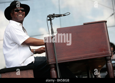 Booker T fonctionne à Bonnaroo. Banque D'Images