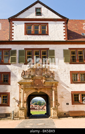 Château Wilhelmsburg dans la ville historique de Schmalkalden Thuringe Banque D'Images