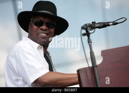 Booker T fonctionne à Bonnaroo. Banque D'Images