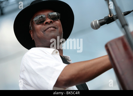 Booker T fonctionne à Bonnaroo. Banque D'Images