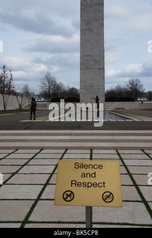 Cimetière militaire américain et memorial Margraten près de Maastricht, Pays-Bas Banque D'Images