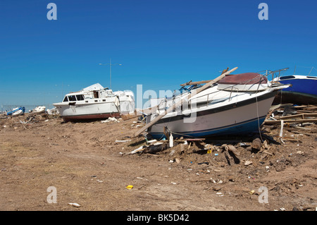 Un ouragan, Galveston, Texas, États-Unis d'Amérique, Amérique du Nord Banque D'Images