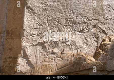 El Morro National Monument, New Mexico, États-Unis d'Amérique, Amérique du Nord Banque D'Images