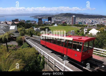 Le Wellington Location de câble. L'une des attractions touristiques les plus visitées à néos-zélandais capitale. Banque D'Images