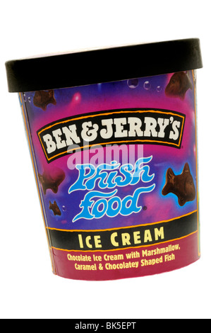 À Remous de Ben & Jerry's Phish Food Ice Cream Banque D'Images