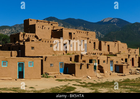 Taos Pueblo, New Mexico Banque D'Images