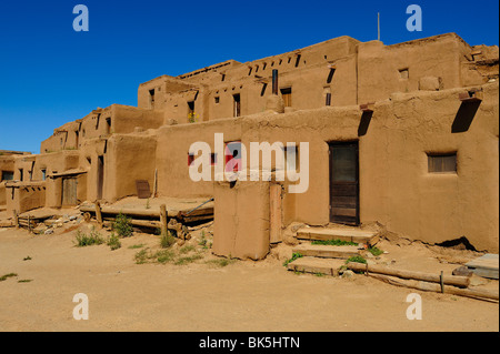 Taos Pueblo, New Mexico Banque D'Images