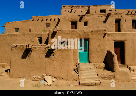 Taos Pueblo, New Mexico Banque D'Images