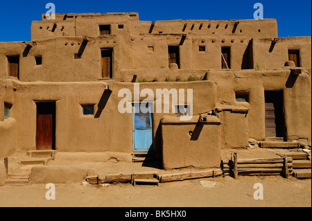 Taos Pueblo, New Mexico Banque D'Images