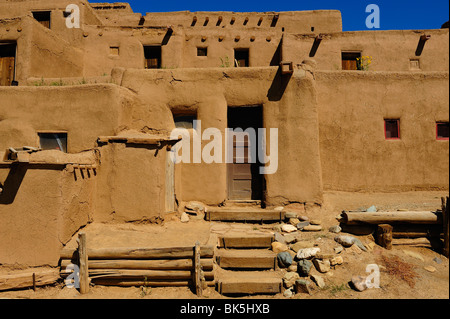 Taos Pueblo, New Mexico Banque D'Images