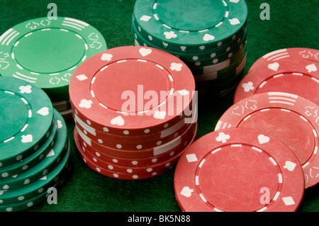 Jeu de cartes à jouer Banque D'Images