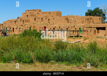 Taos Pueblo, New Mexico Banque D'Images