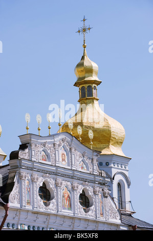 Cathédrale de la Dormition (Ouspenski Sobor), la laure, UNESCO World Heritage Site, Kiev, Ukraine, l'Europe Banque D'Images