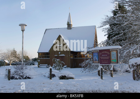 Eglise st georges broadoak Banque D'Images