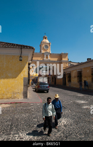 Arc de Santa Catalina, Antigua, UNESCO World Heritage Site, Guatemala, Amérique Centrale Banque D'Images