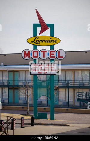 Lorraine Motel où King a été assassiné est maintenant National Civil Rights Museum, Memphis, Tennessee Banque D'Images