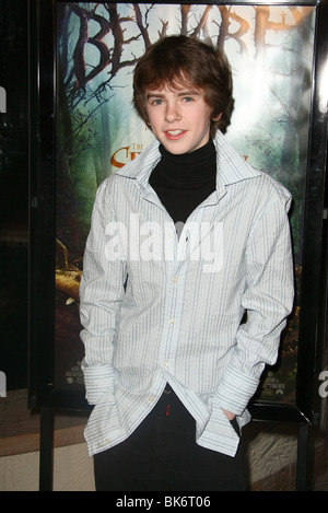 Les Chroniques de Spiderwick Freddie Highmore PREMIERE PARAMOUNT STUDIOS HOLLYWOOD LOS ANGELES USA 31 janvier 2008 Banque D'Images