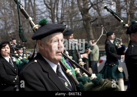 Brooklyn Irish American Day Parade a lieu près de Saint Patrick's Day chaque année à Park Slope, Brooklyn, NY Banque D'Images