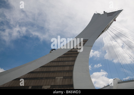 Voir détail et du stade olympique, Montréal, Canada Banque D'Images