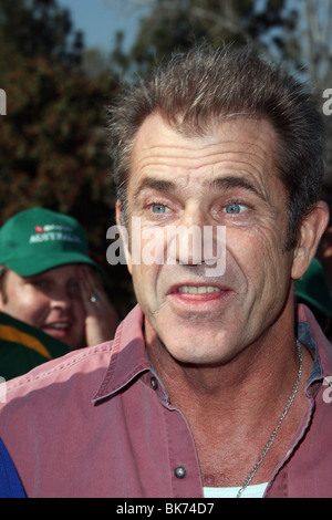 MEL GIBSON GDAY USA HOLLYWOOD ASHES CRICKET MATCH WOODLEY PARK LOS ANGELES CALIFORNIA USA 20 janvier 2008 Banque D'Images