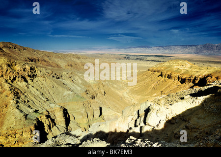 Vues du désert dans la zone de montagnes d'Eilat dans le sud d'Israël Banque D'Images