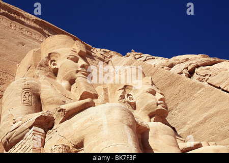 Temple Abou Simbel Egypte Banque D'Images