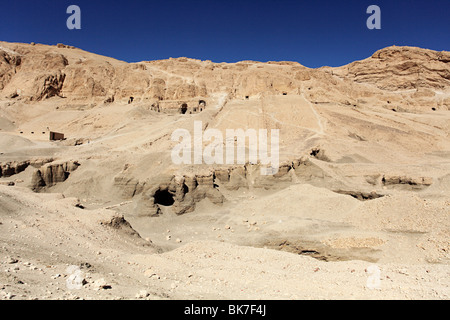 Tombes dans la vallée des nobles l'égypte Banque D'Images