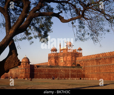 Le Fort Rouge, UNESCO World Heritage Site, Delhi, Inde, Asie Banque D'Images