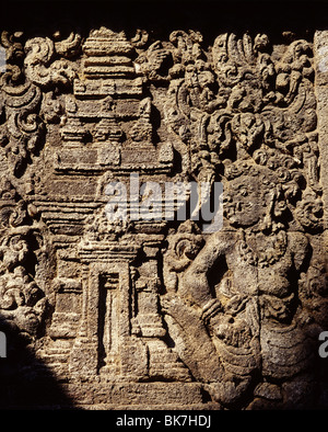 Candi Penataran datant du 12ème siècle, au nord de Blitar, est le plus important dans l'Est de Java, en Indonésie, en Asie du Sud-Est, l'Asie Banque D'Images