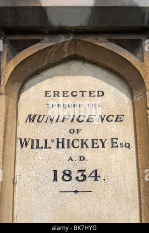 Pour la plaque de William hickey hospices, datant de 1834, Richmond upon Thames, Surrey, Angleterre Banque D'Images