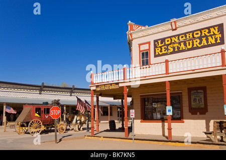 Restaurant Longhorn, Tombstone, Comté de Cochise, Arizona, États-Unis d'Amérique, Amérique du Nord Banque D'Images