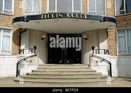 Florin entrée Cour Charterhouse Square Islington Londres Angleterre Royaume-uni Banque D'Images