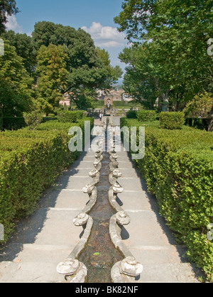 Villa Lante di Bagnaia, Fontana degli Appennini Banque D'Images