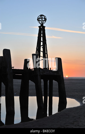 Lytham St Annes près de Blackpool sur le Fylde Coast dans le nord-ouest de l'Angleterre Banque D'Images