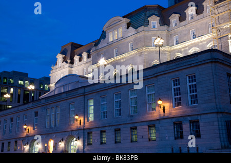 Scène de nuit à Montréal, Canada Banque D'Images